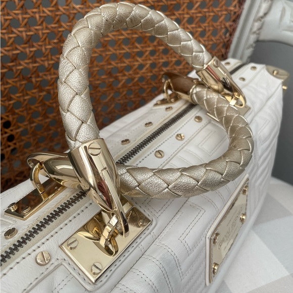 Versace Couture “Snap Out of it” leather box top bag - Picture 6 of 12